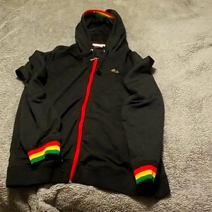 Es zip up rasta hoodie
